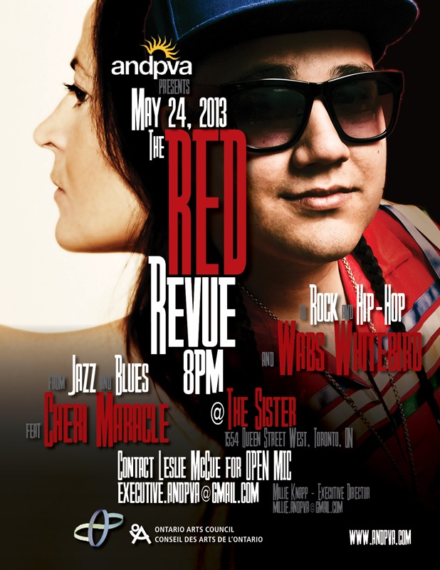 The Red Revue MAY2013 - Cheri Maracle & Wabs Whitebird 2 WEB-3