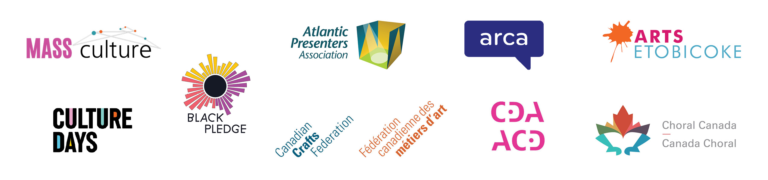Logos of participating organizations